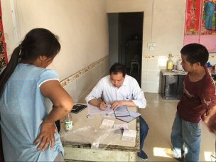 掇中五月：走访慰问贫困户 精准扶贫鱼池村